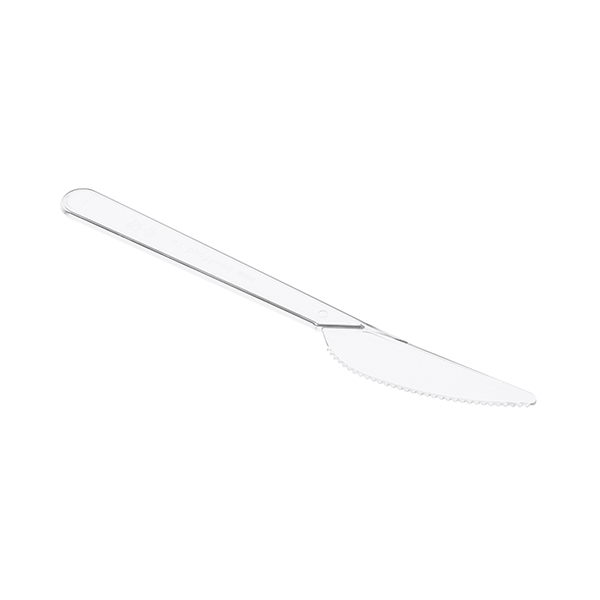 Нож столовый «Кристалл» 180 мм PS цвет Прозрачный