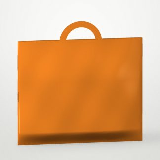 Пакет ПЭ с петлевой ручкой 60х50+6см (70) (Оранжевое настроение) НГ Интерпак (х25/250)
