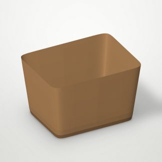 Контейнер бумажный 600мл 110х90х73мм ECO FOLD BOX цвет Крафт DoECO (х25/375)