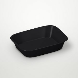 Контейнер PP прямоугольный 262×182×55 мм Черный 1140 мл