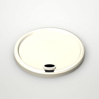 Крышка для стакана Ecolid90 Белая d=90 сахарный тростник