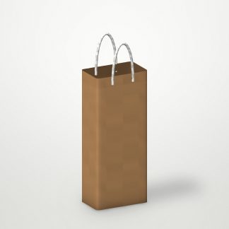 Пакет подарочный 12х36+10см НГ цвет Крафт/Белый (BK011-015) (х10/200) Китай