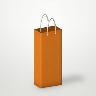 Пакет подарочный 12x36+12см со шнуром (SPB26 Orange) (х10/200) КИТАЙ