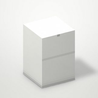 Гофроящик 260*180*292 с ручками серия "Fupeco HandBox" из микрогофрокартона бел/бур