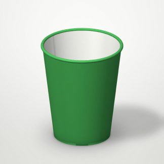 Бумажный стакан Ecopak Emoji зеленый d=90 350 мл