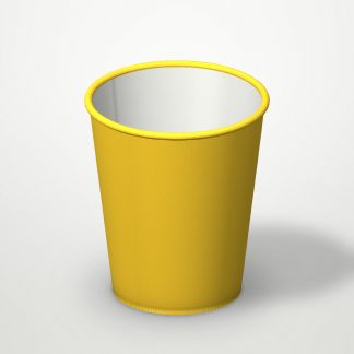 Бумажный стакан ECO CUPS Желтый d=80 250 мл