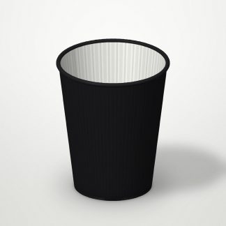 Стакан Complement гофрированный Black d=90 400 мл