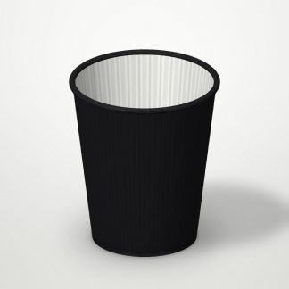 Стакан Complement гофрированный Black d=90 300 мл