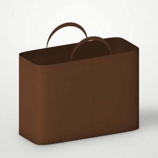 Сумки полипропиленовые 40+20x36+20 ПП с молнией кофейная клетка
