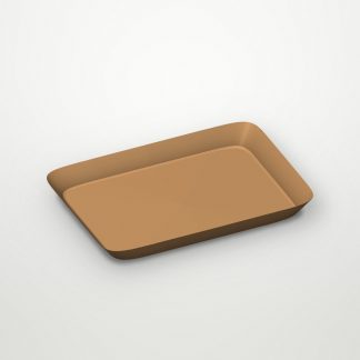 Лоток бумажный 800мл 220х115х42мм ECO TRAY BASE цвет Крафт DoECO (х400)